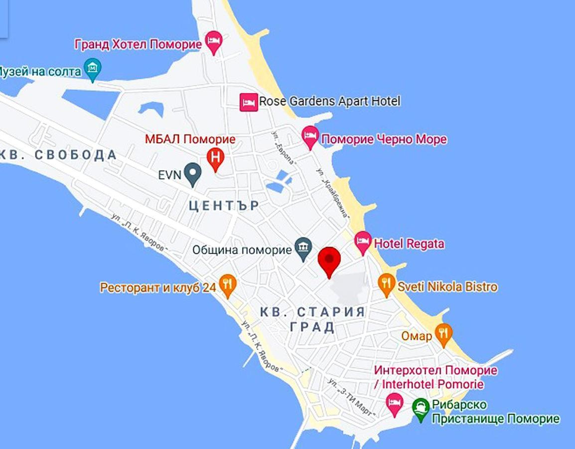 Апартамент Кънтри-Лариса Pomorie Eksteriør billede